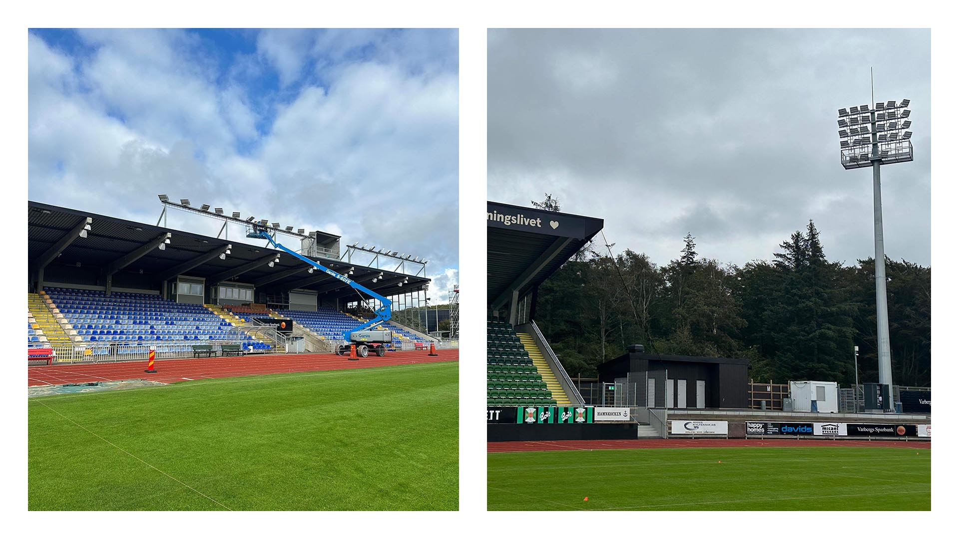 Ny banebelysning til allsvenskan ligaen